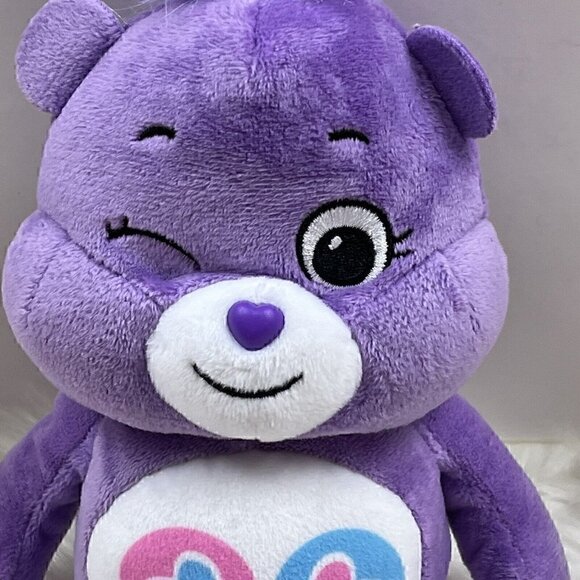 CARE BEARS Unlock the Magic Share Bear 10" Plush Toy Retro Cartoons - Picture 2 of 9